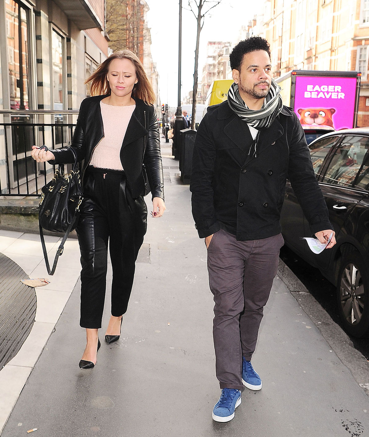 Kimberley Walsh out and about in London