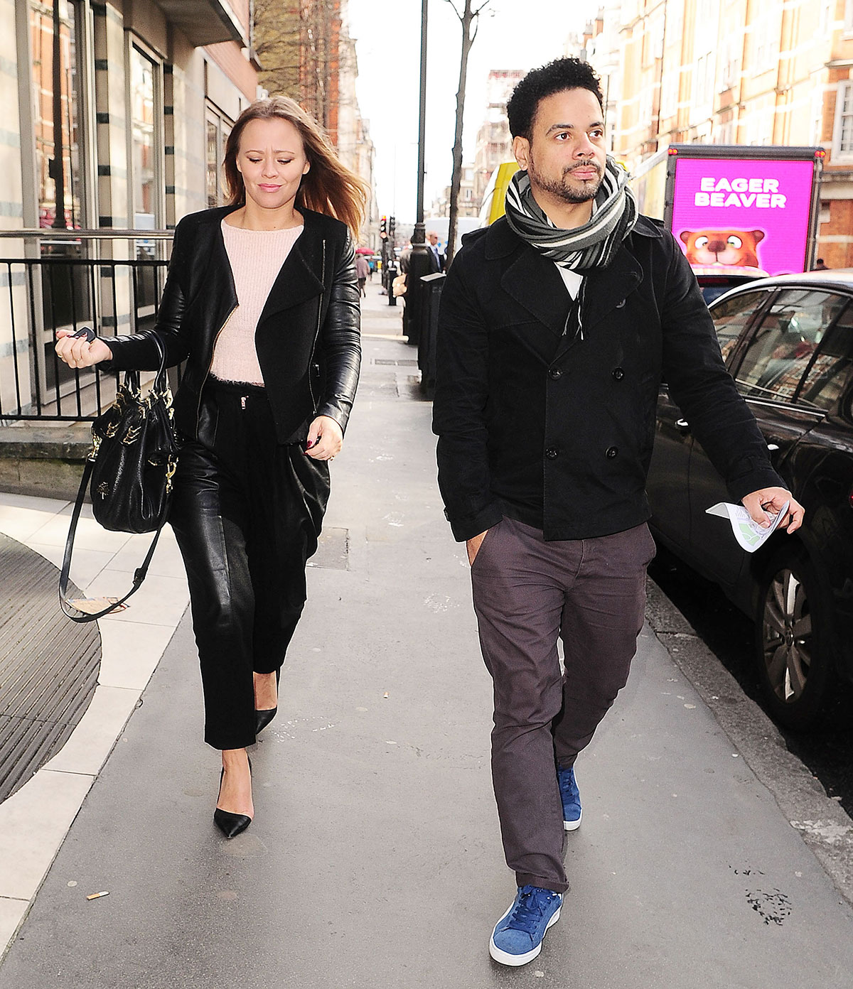 Kimberley Walsh out and about in London