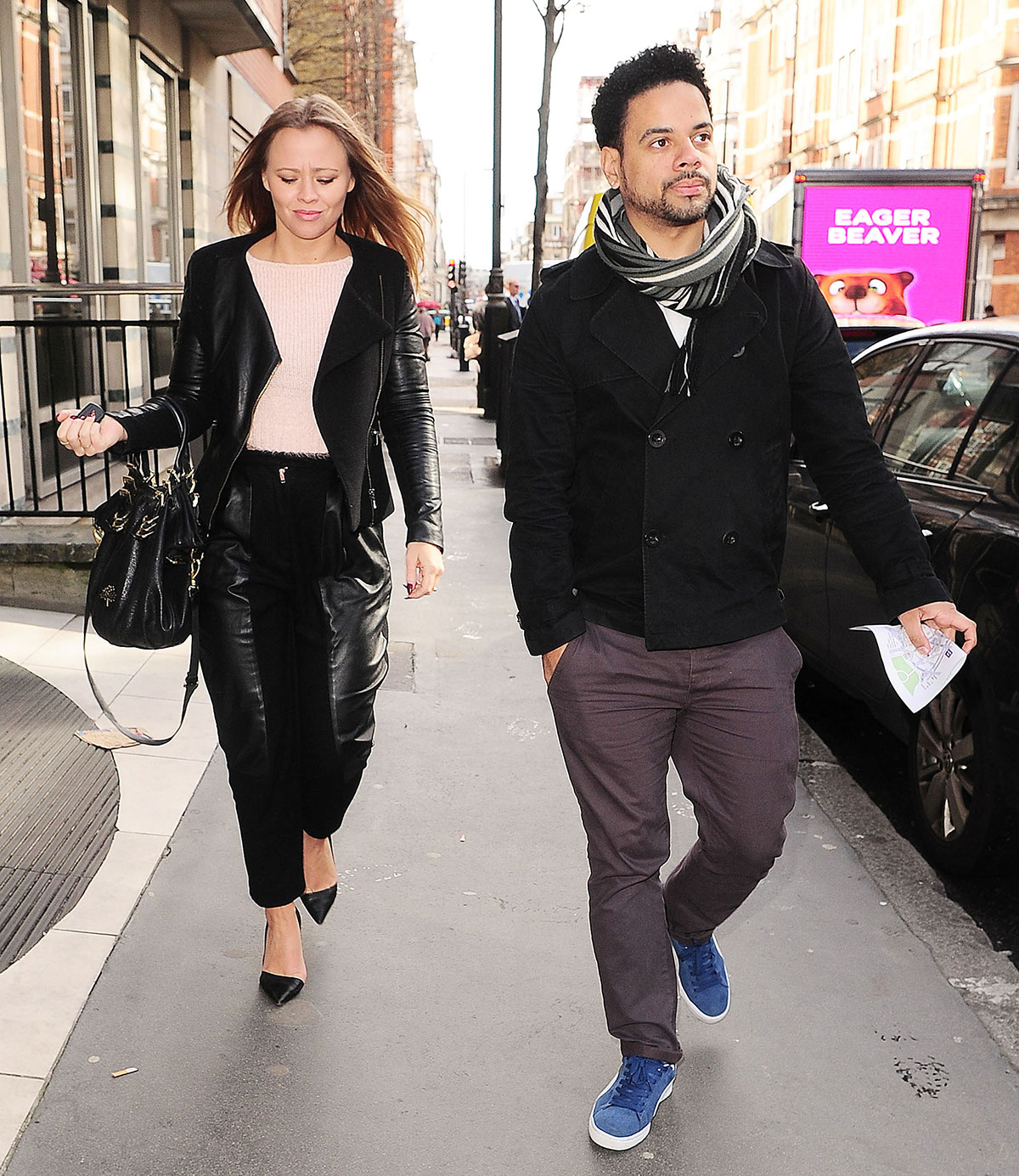 Kimberley Walsh out and about in London