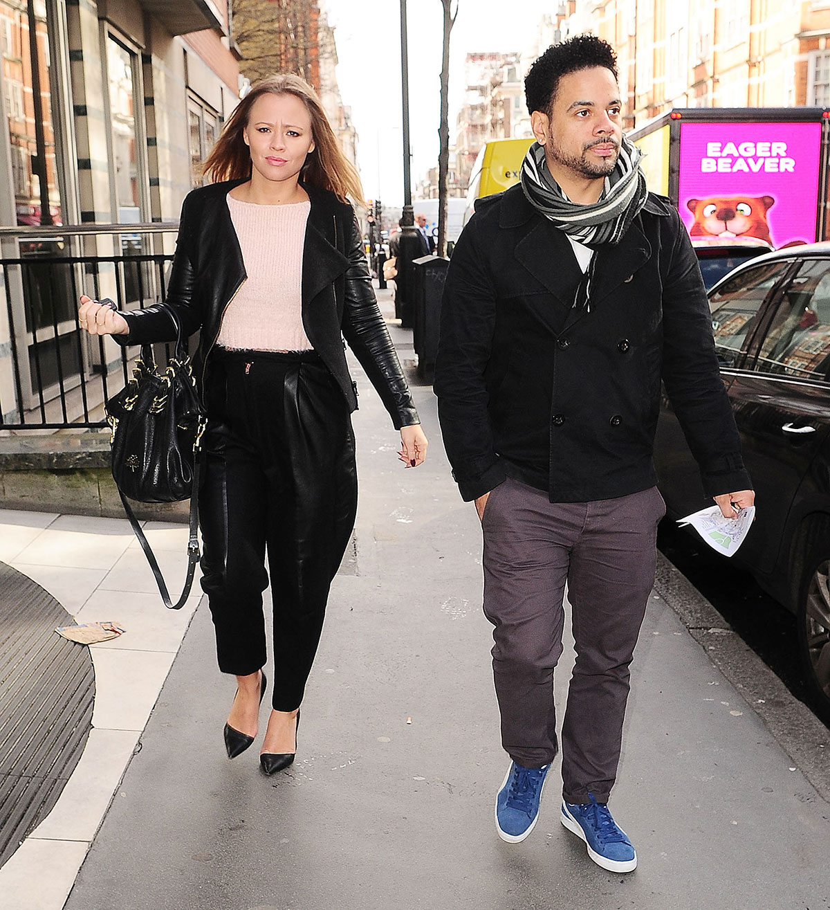 Kimberley Walsh out and about in London