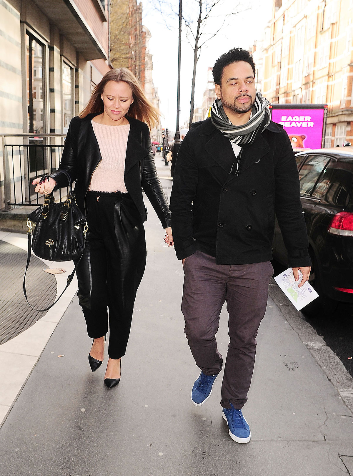 Kimberley Walsh out and about in London