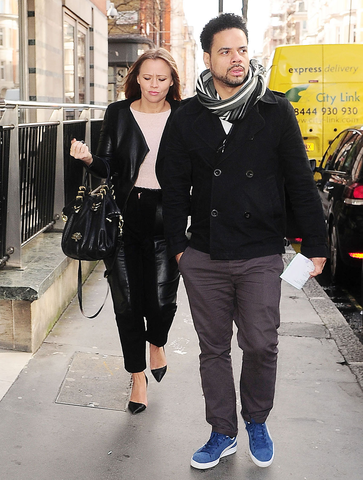 Kimberley Walsh out and about in London