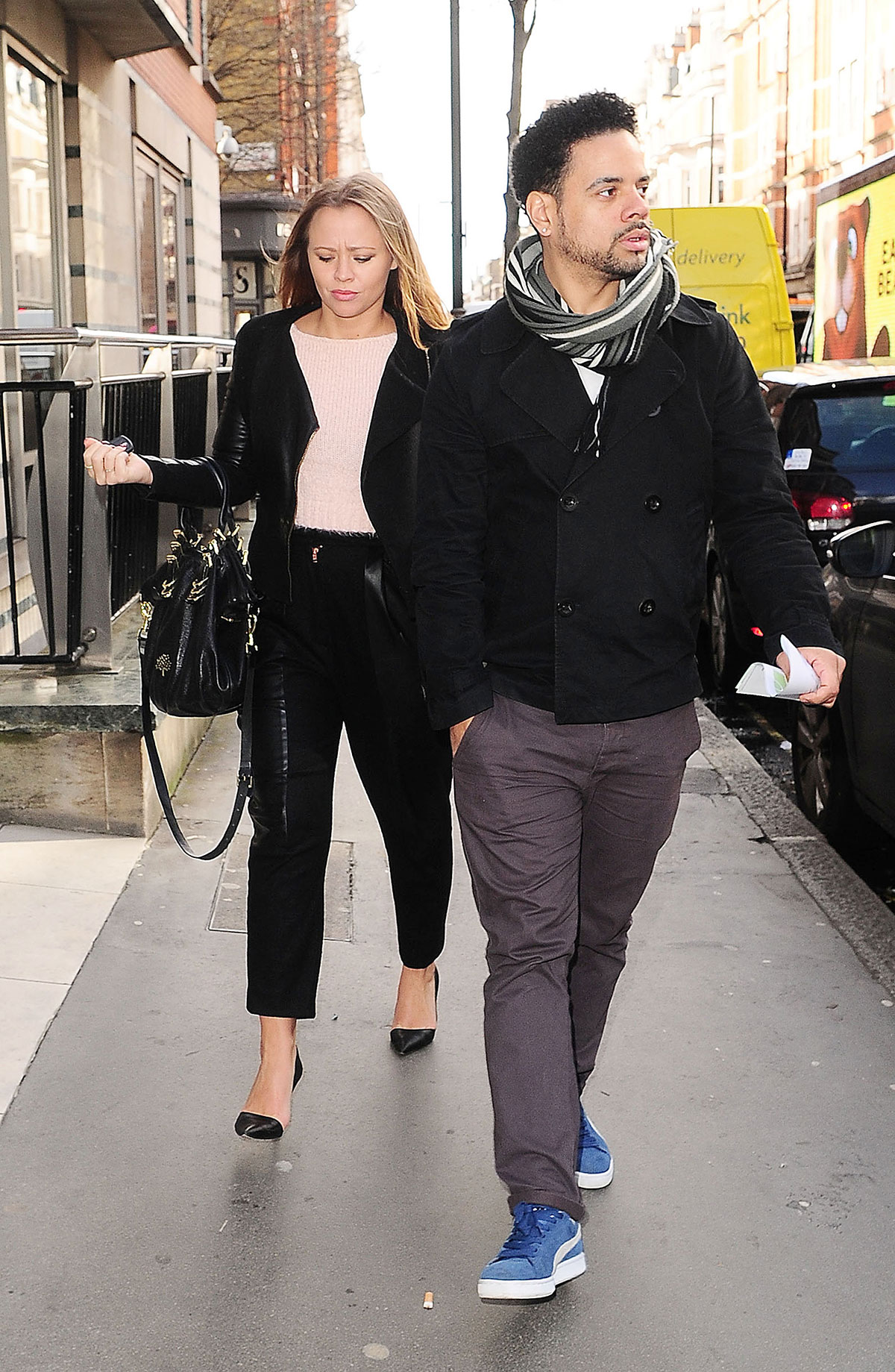 Kimberley Walsh out and about in London