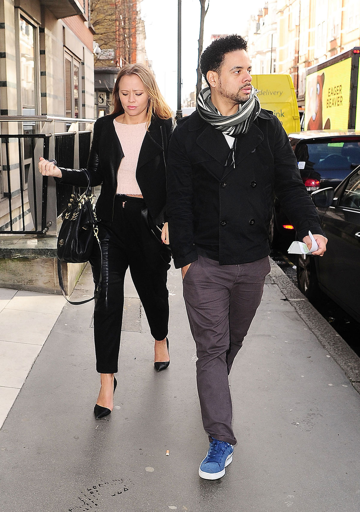 Kimberley Walsh out and about in London