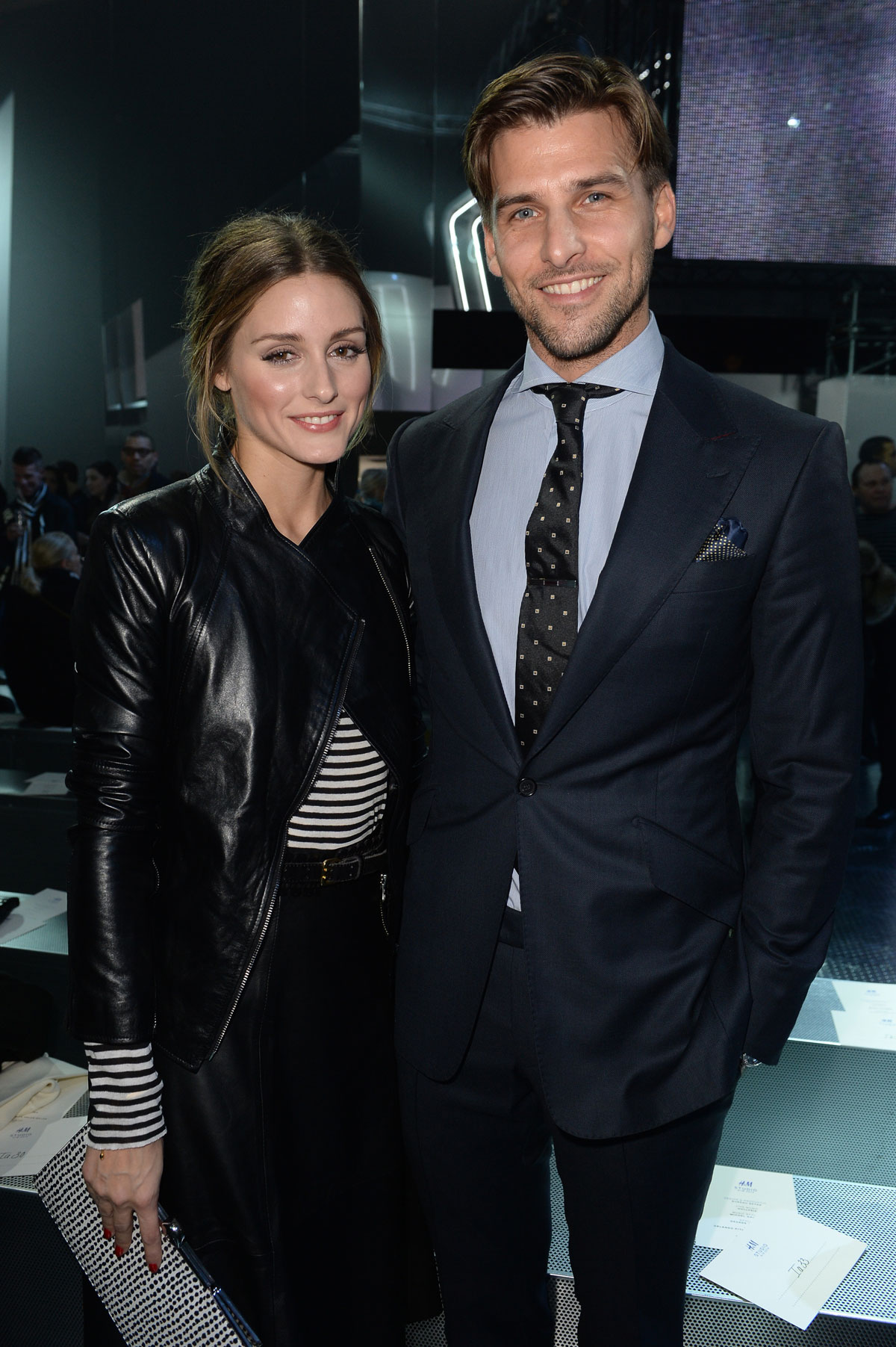 Olivia Palermo attends H&M Paris Fashion Show