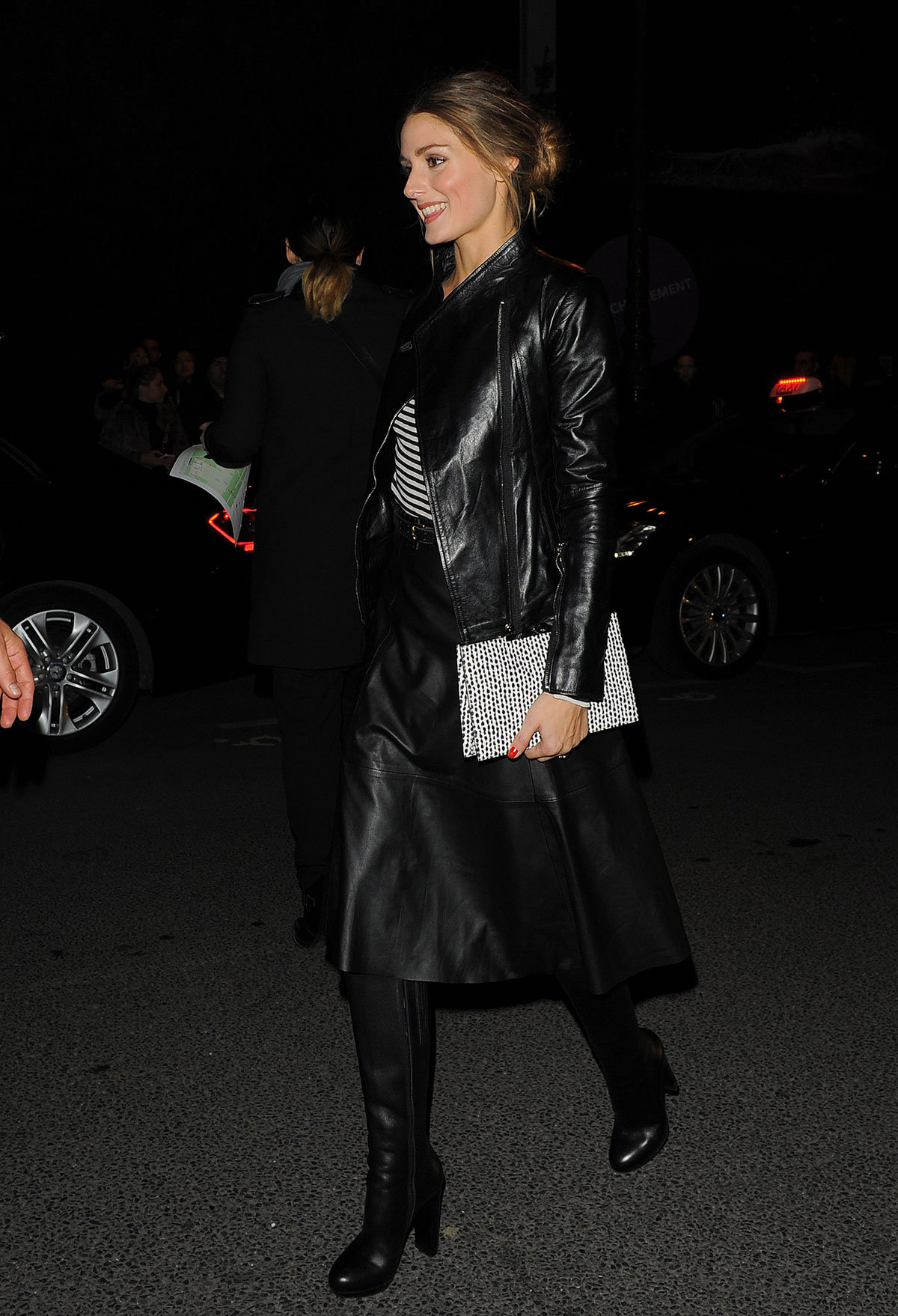 Olivia Palermo attends H&M Paris Fashion Show