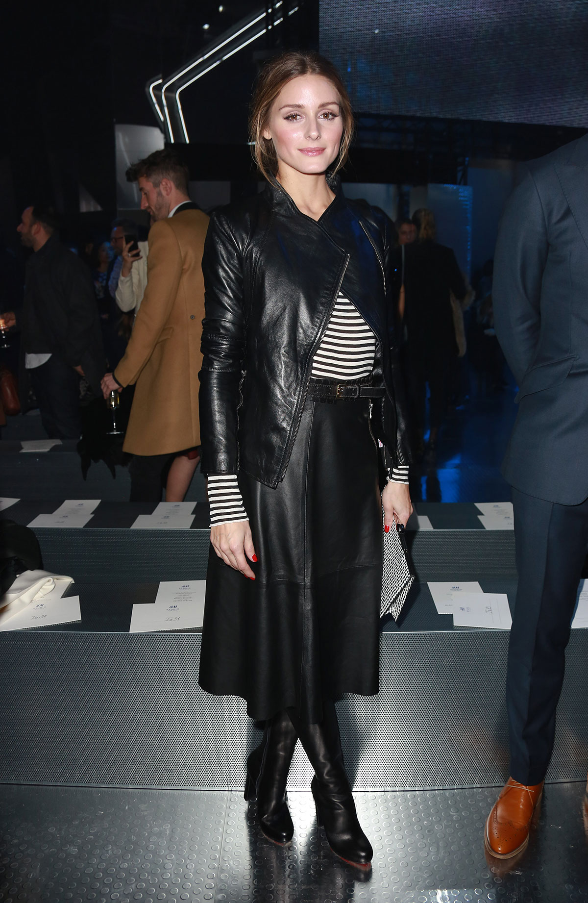 Olivia Palermo attends H&M Paris Fashion Show