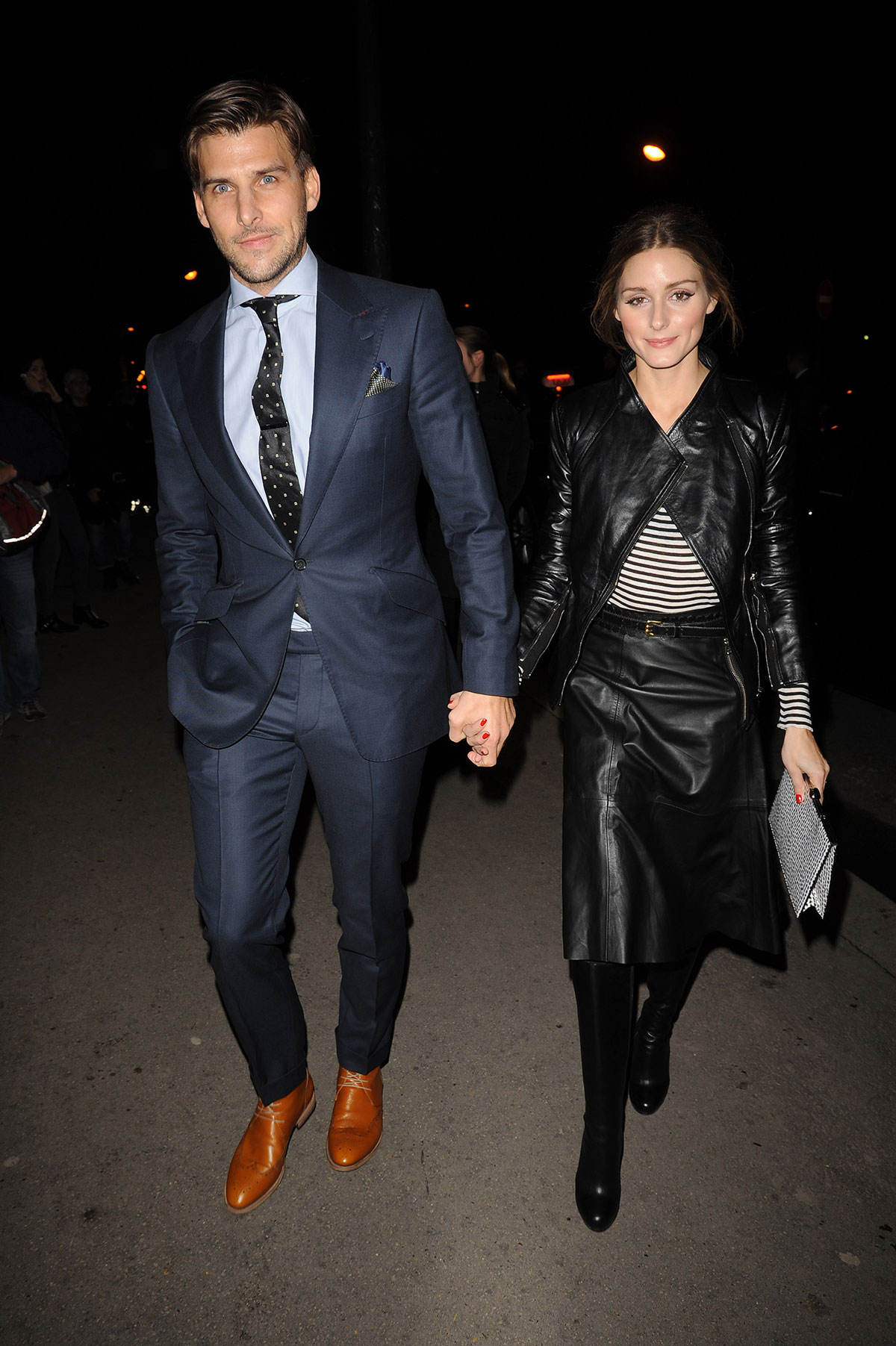 Olivia Palermo attends H&M Paris Fashion Show