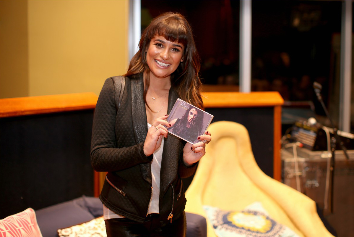 Lea Michele shows off her debut album Louder