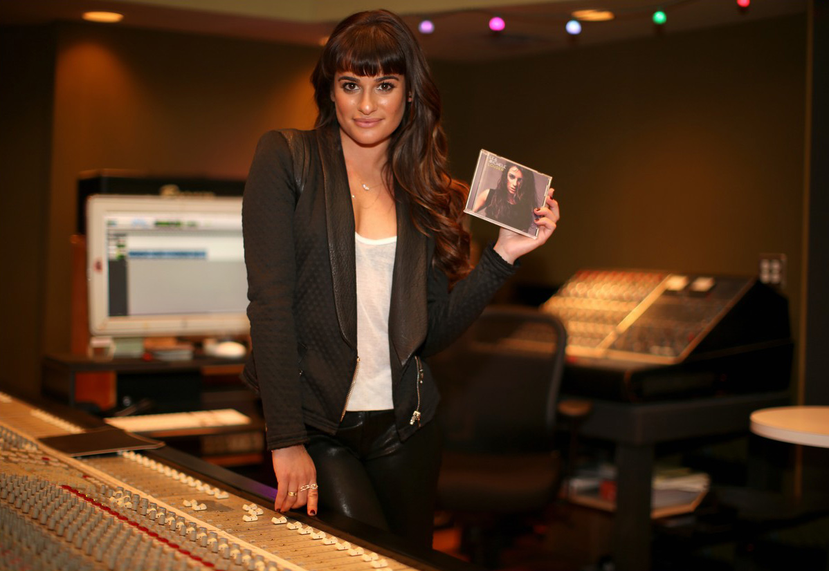 Lea Michele shows off her debut album Louder