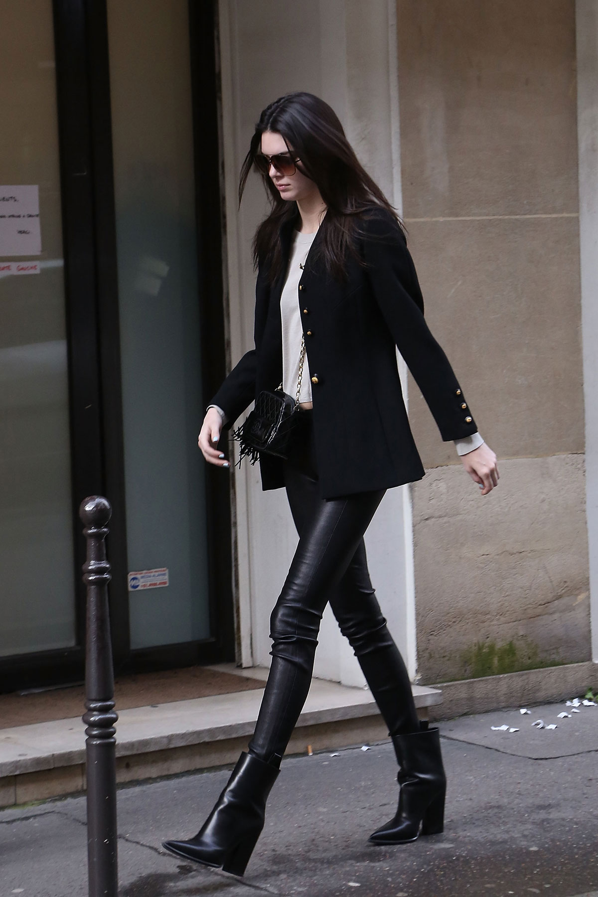 Kendall Jenner out in Paris