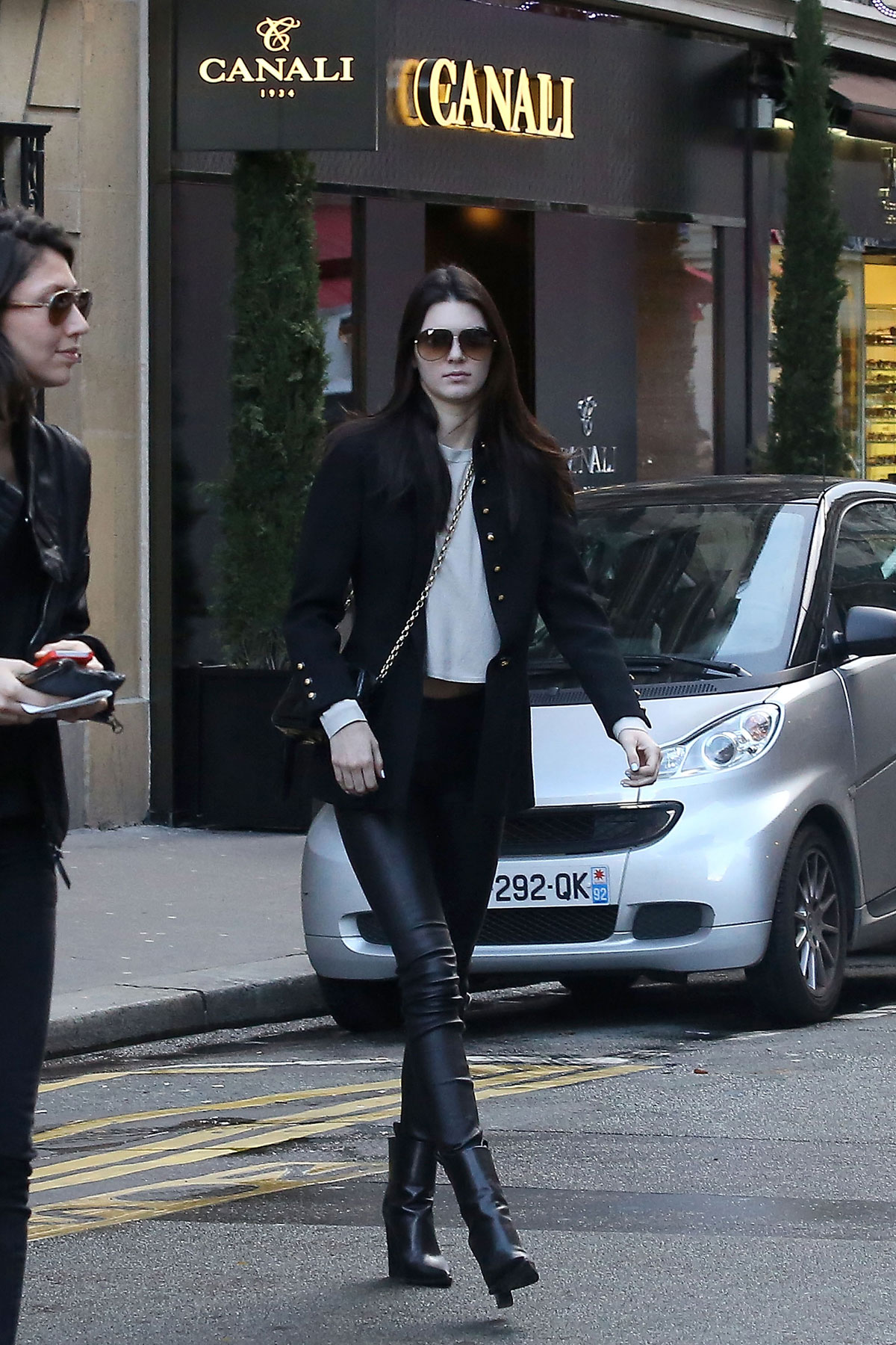 Kendall Jenner out in Paris