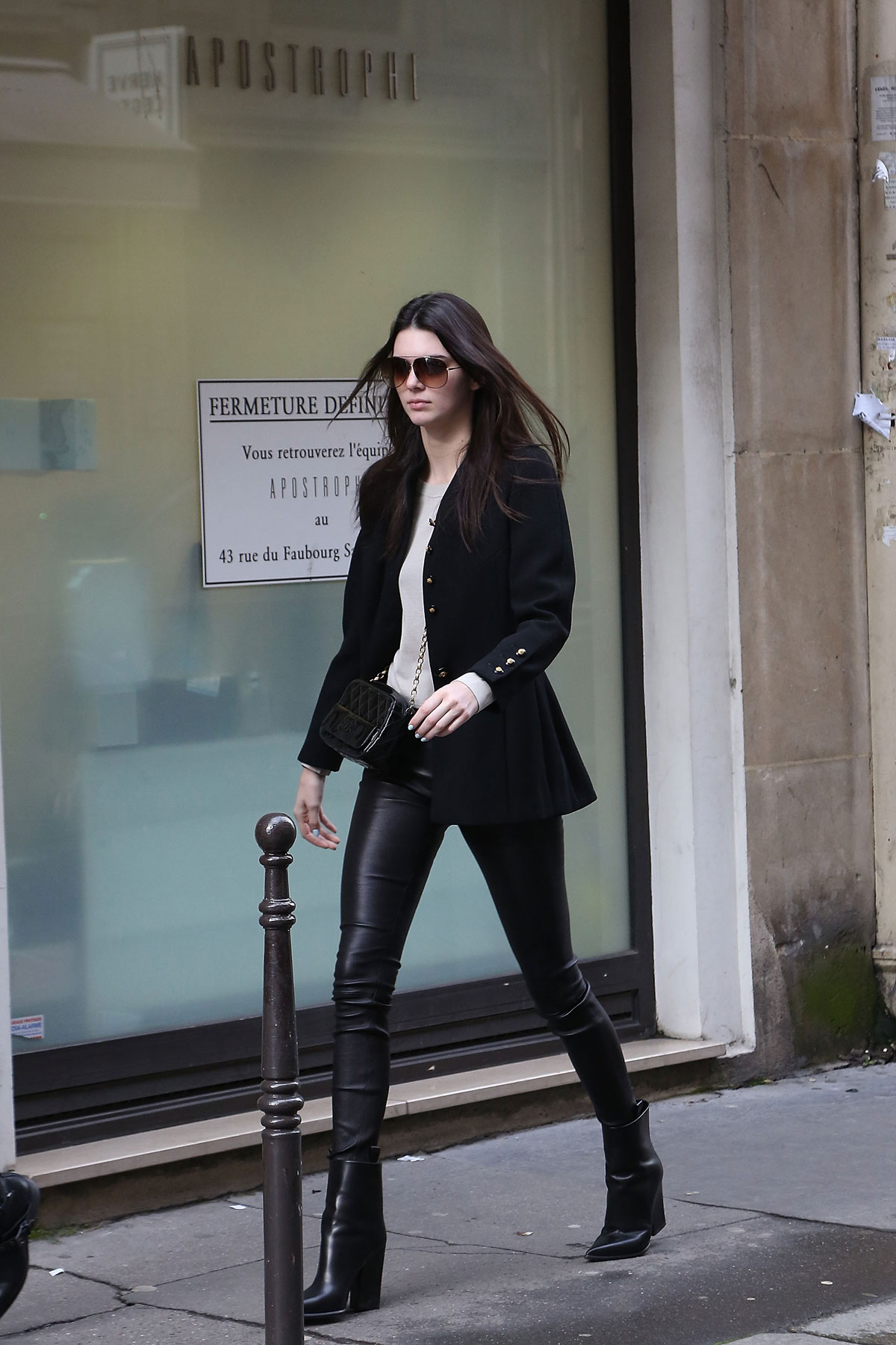 Kendall Jenner out in Paris