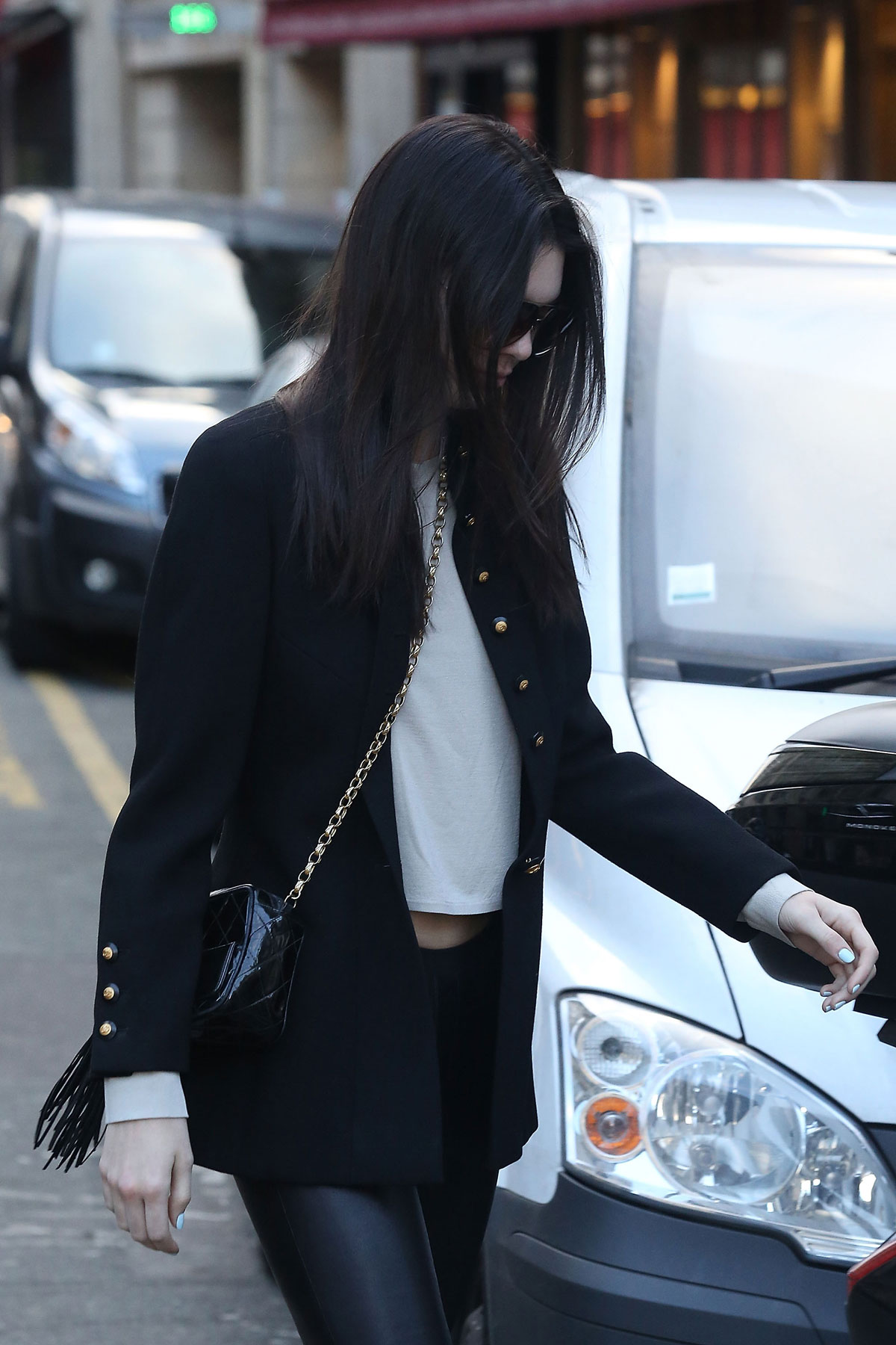 Kendall Jenner out in Paris