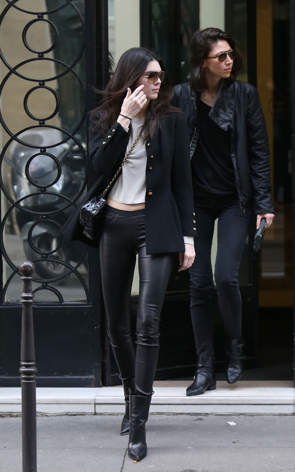 Kendall Jenner out in Paris