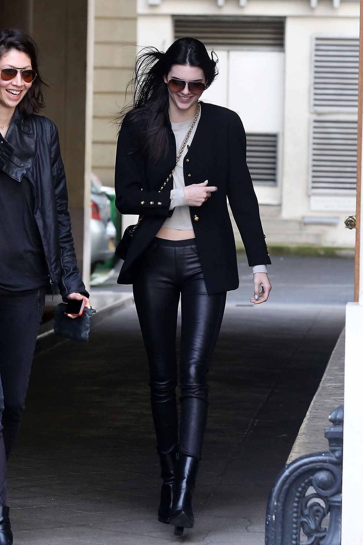 Kendall Jenner out in Paris