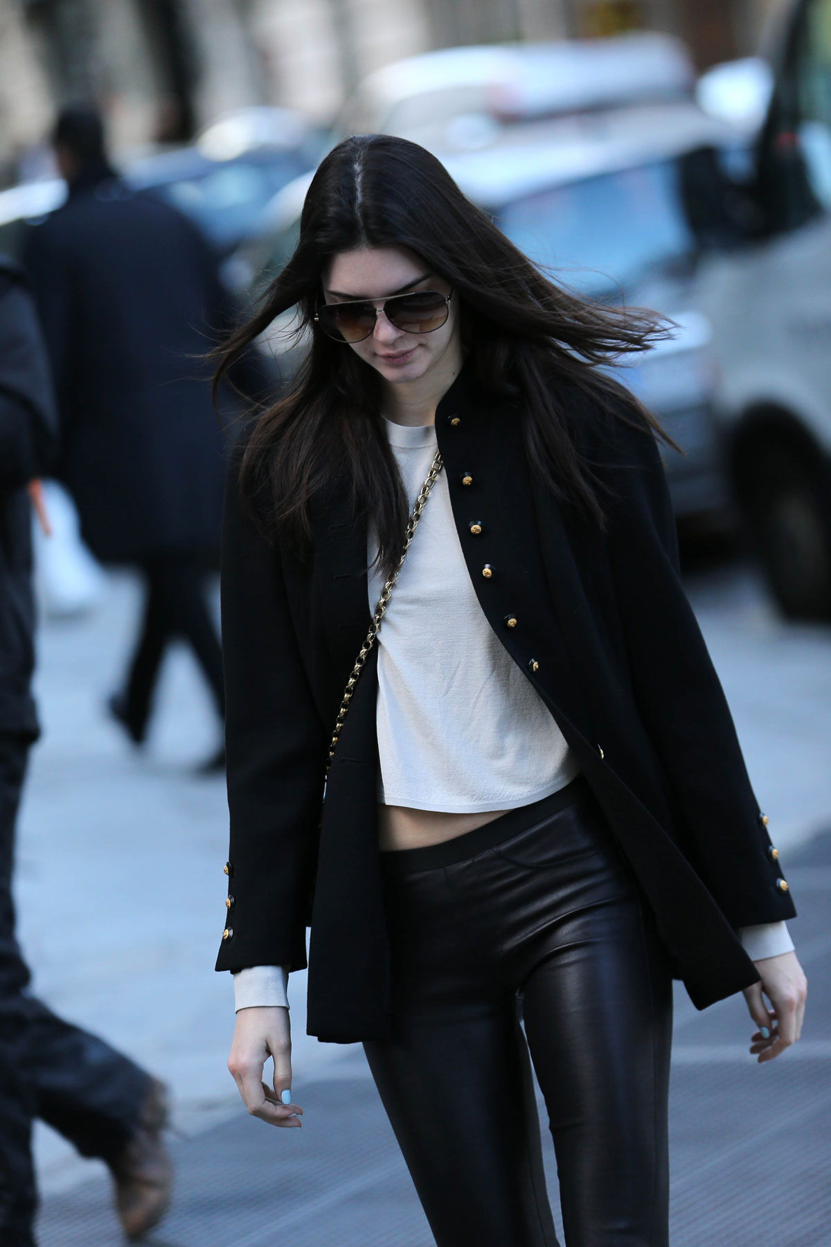 Kendall Jenner out in Paris