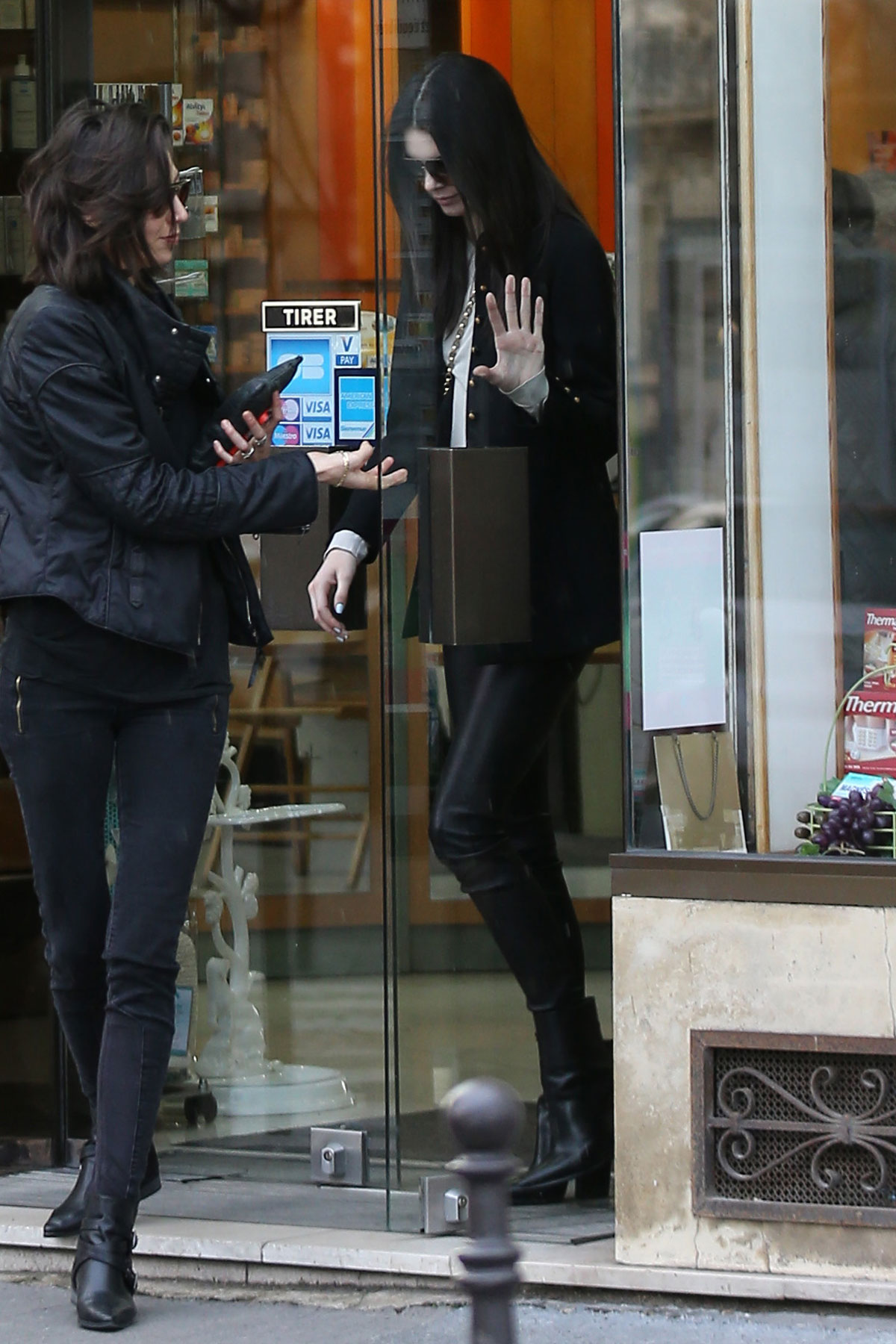 Kendall Jenner out in Paris