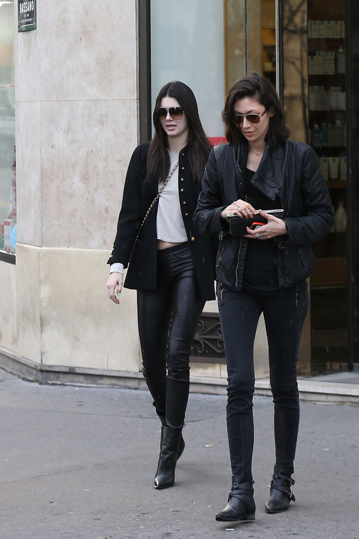 Kendall Jenner out in Paris