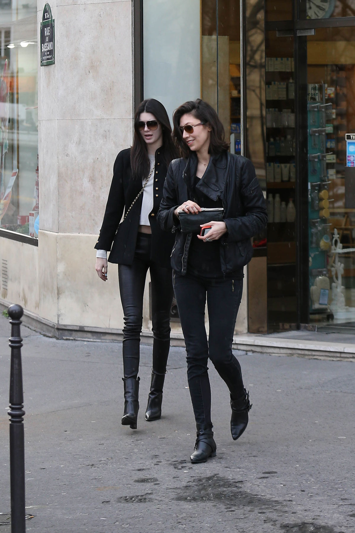 Kendall Jenner out in Paris