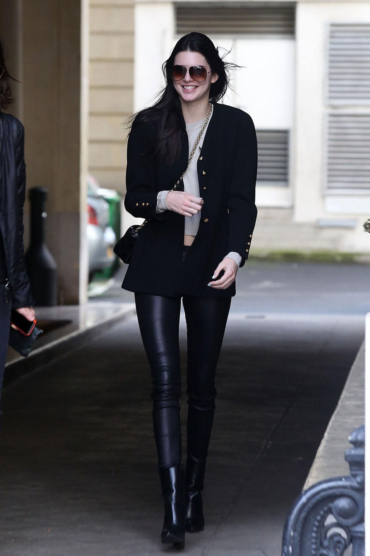 Kendall Jenner out in Paris