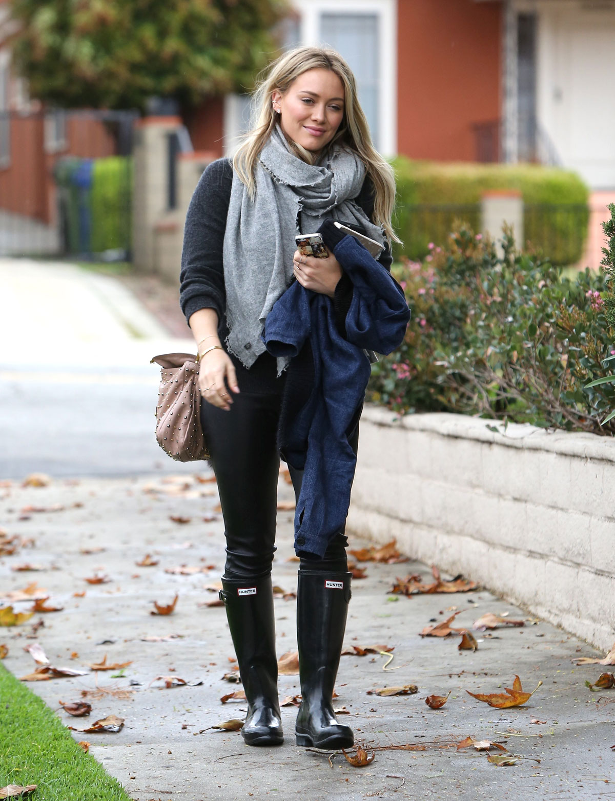 Hilary Duff was spotted while out in Beverly Hills