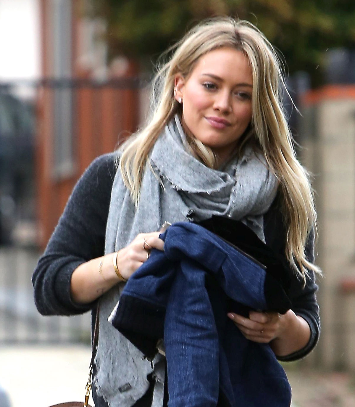 Hilary Duff was spotted while out in Beverly Hills