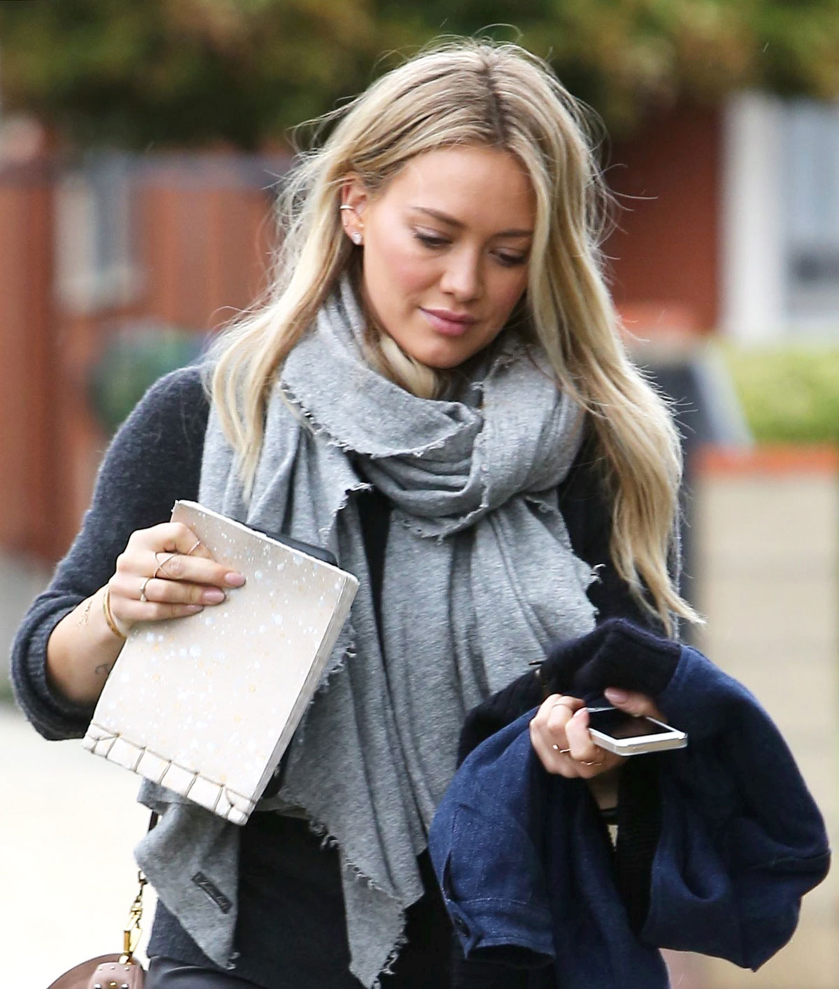 Hilary Duff was spotted while out in Beverly Hills