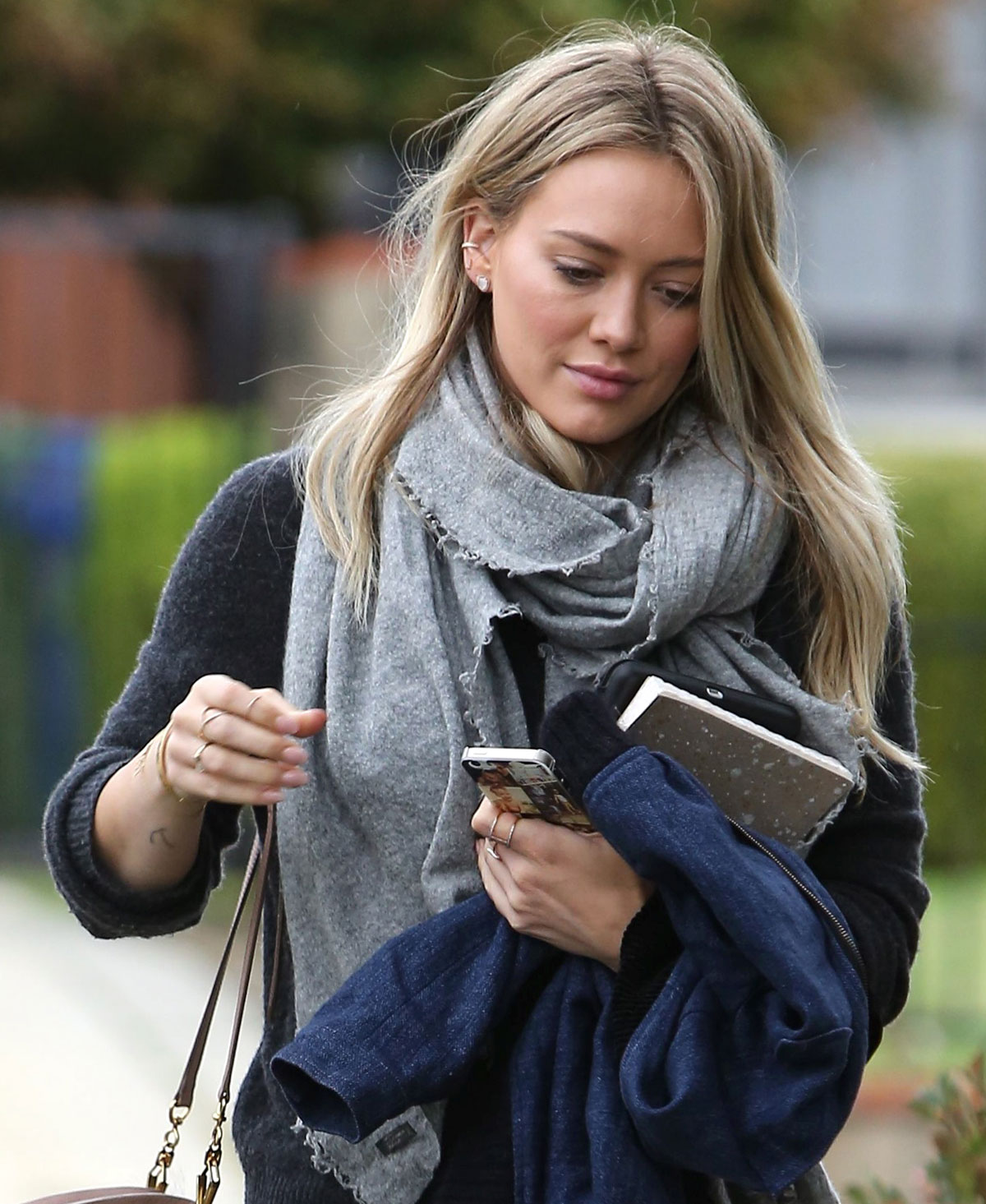 Hilary Duff was spotted while out in Beverly Hills