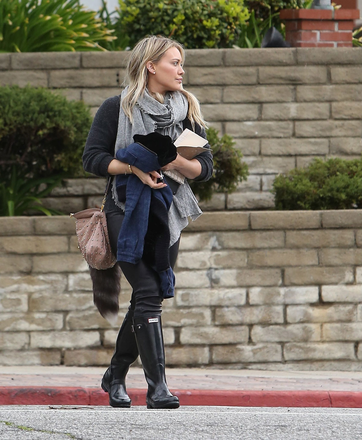 Hilary Duff was spotted while out in Beverly Hills