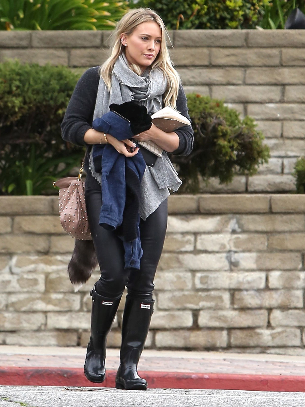 Hilary Duff was spotted while out in Beverly Hills