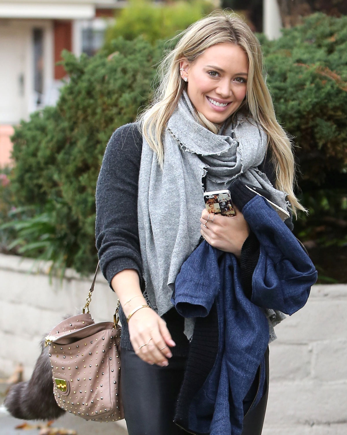 Hilary Duff was spotted while out in Beverly Hills