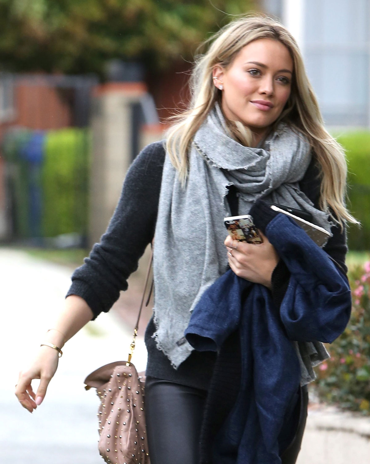 Hilary Duff was spotted while out in Beverly Hills