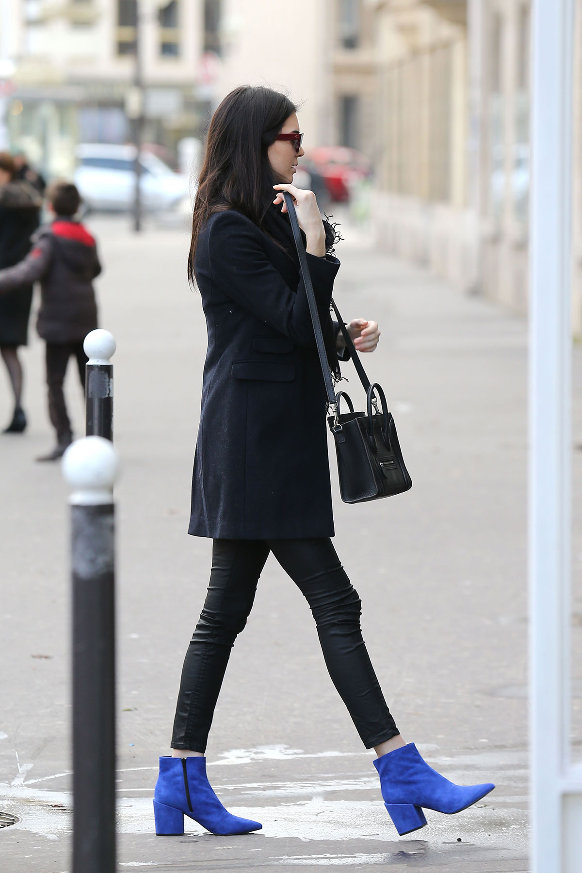 Kendall Jenner out in Paris