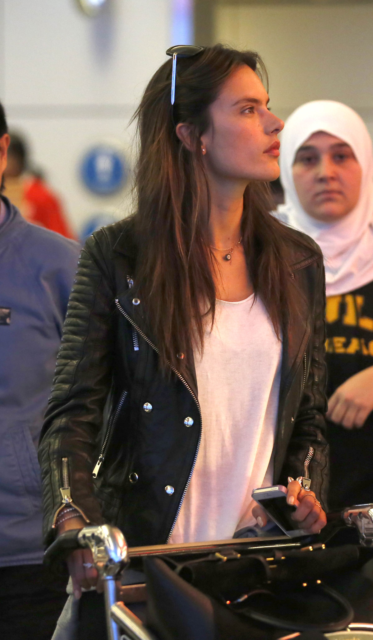 Alessandra Ambrosio at LAX airport