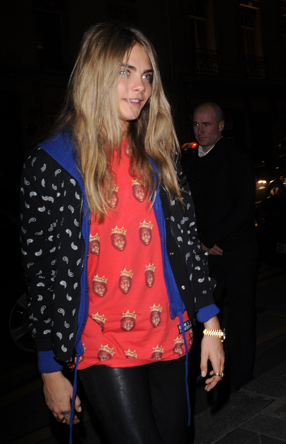 Cara Delevingne at the Le Bristol Hotel