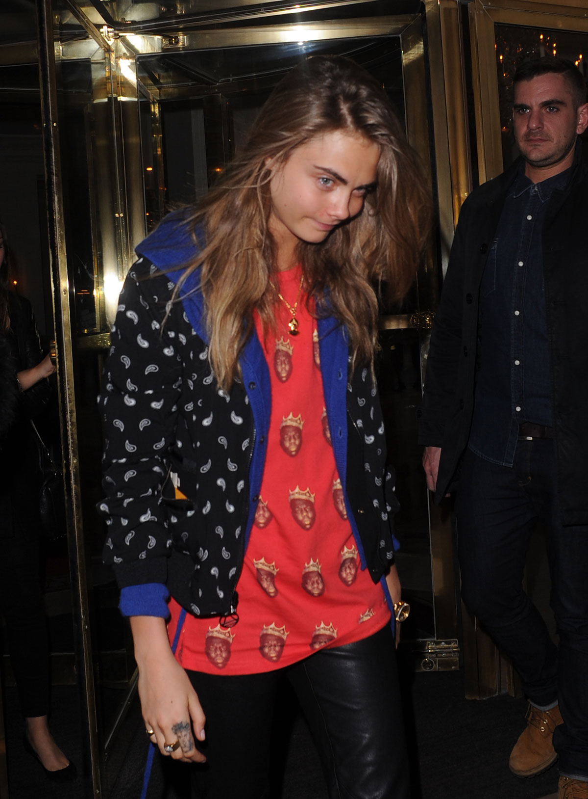 Cara Delevingne at the Le Bristol Hotel