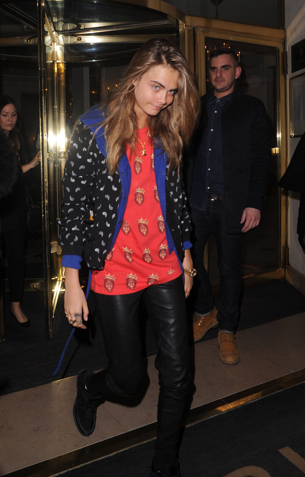 Cara Delevingne at the Le Bristol Hotel