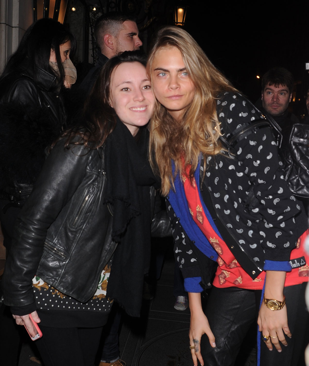 Cara Delevingne at the Le Bristol Hotel