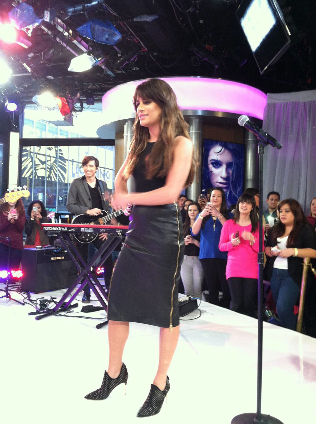 Lea Michele at Good Morning America