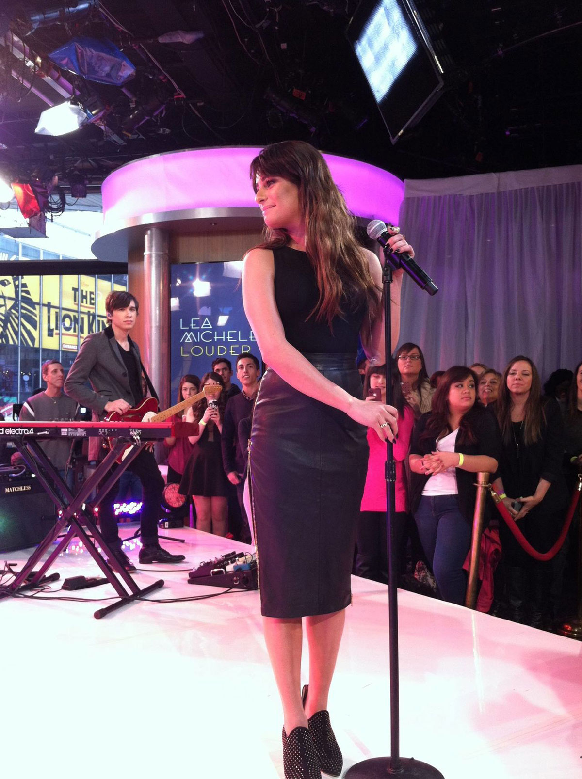 Lea Michele at Good Morning America