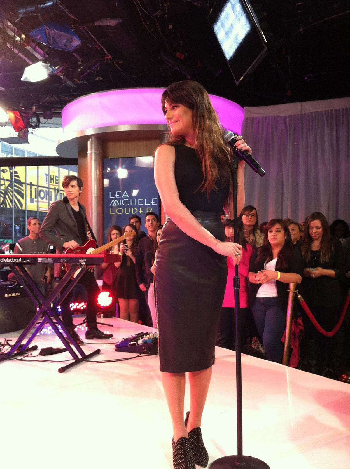 Lea Michele at Good Morning America