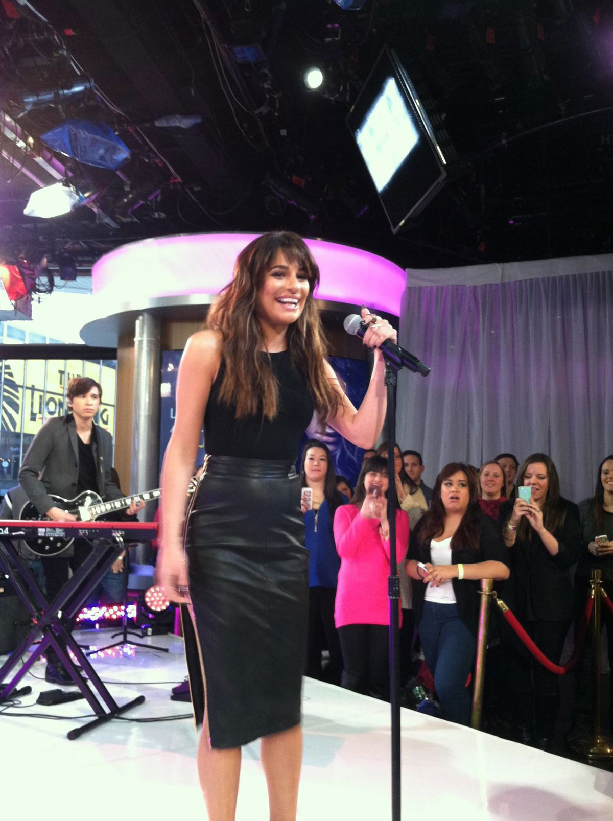 Lea Michele at Good Morning America