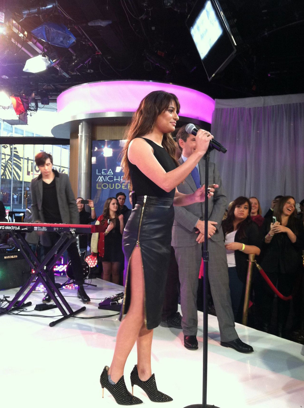 Lea Michele at Good Morning America