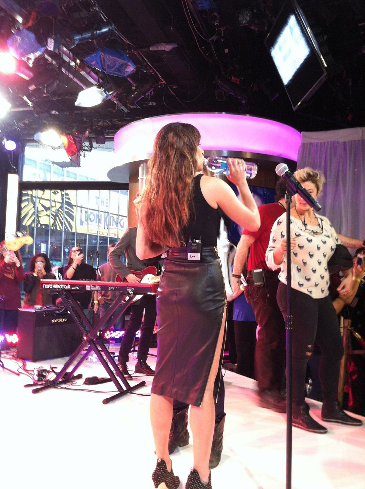 Lea Michele at Good Morning America