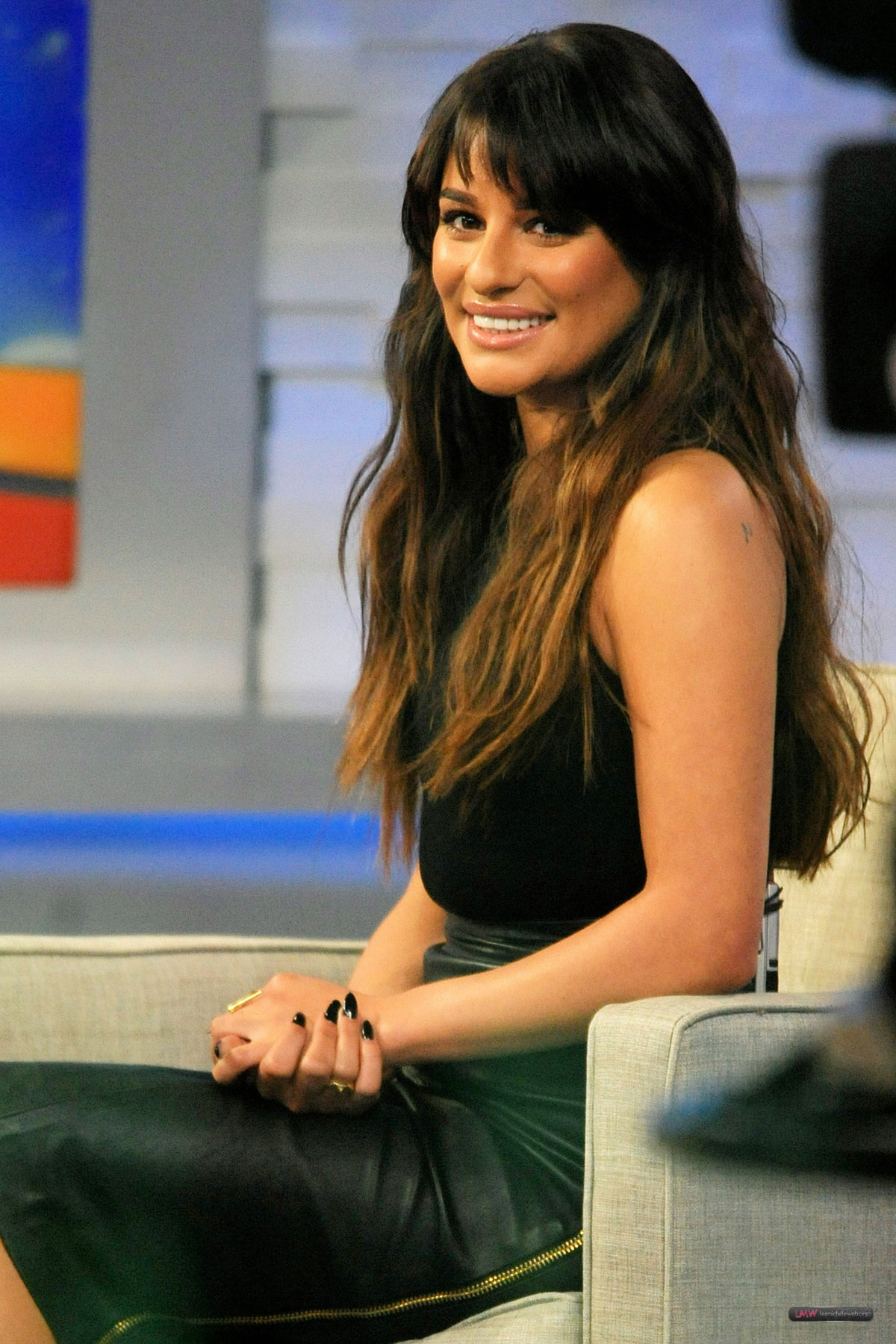 Lea Michele at Good Morning America