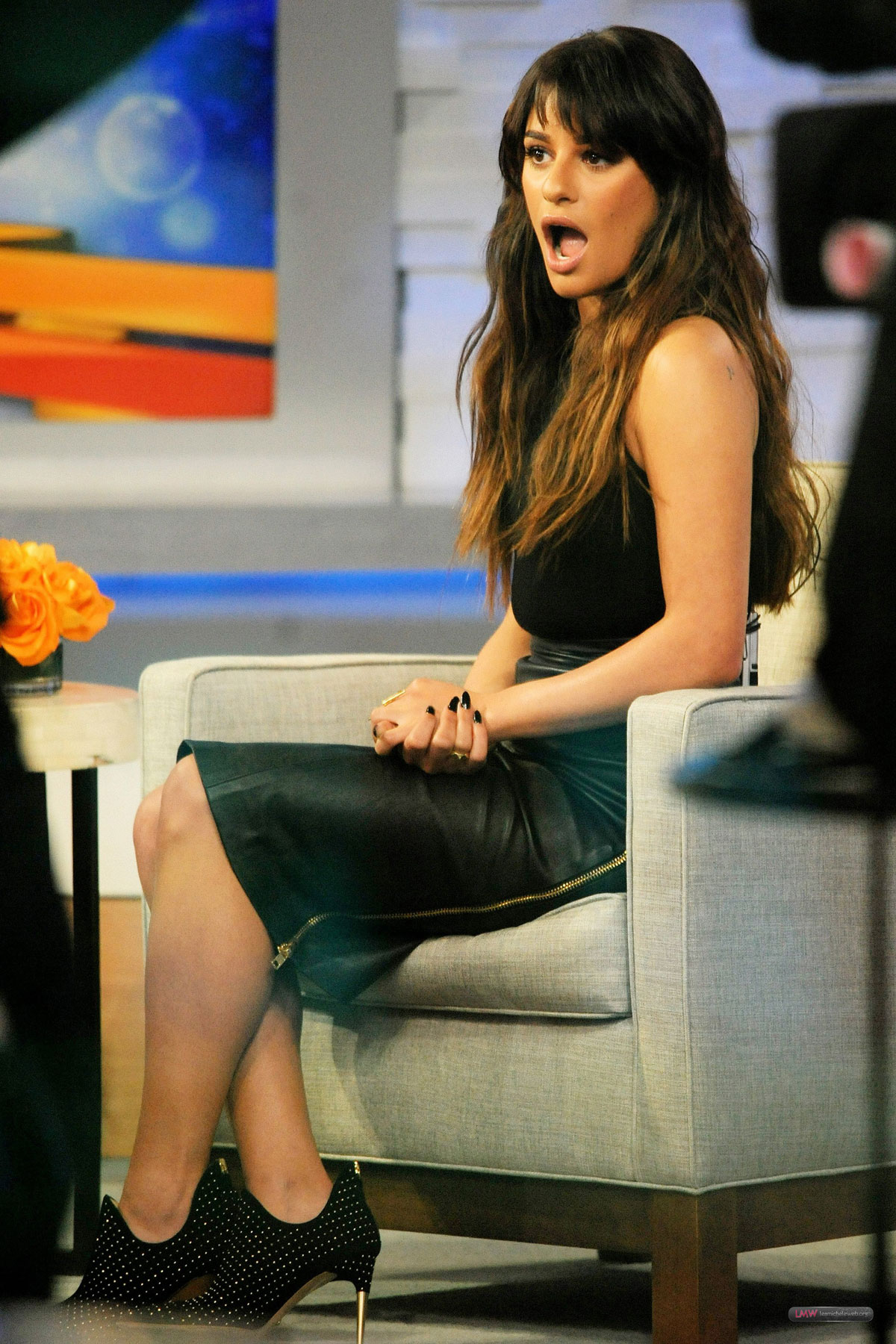 Lea Michele at Good Morning America