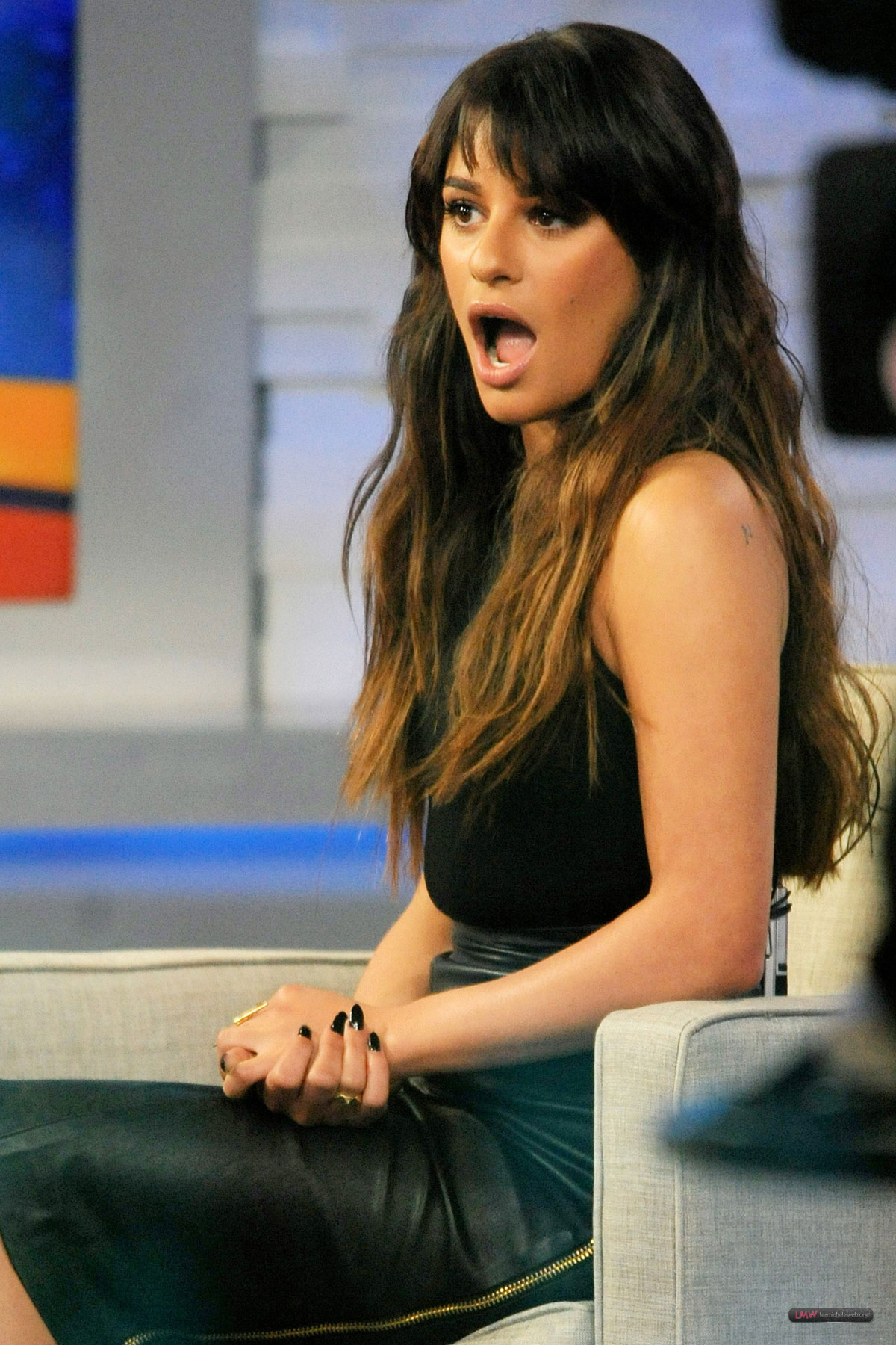 Lea Michele at Good Morning America