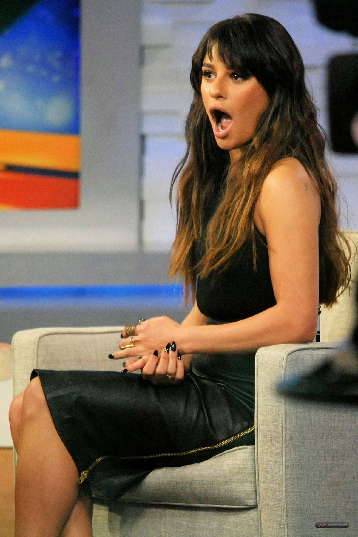 Lea Michele at Good Morning America