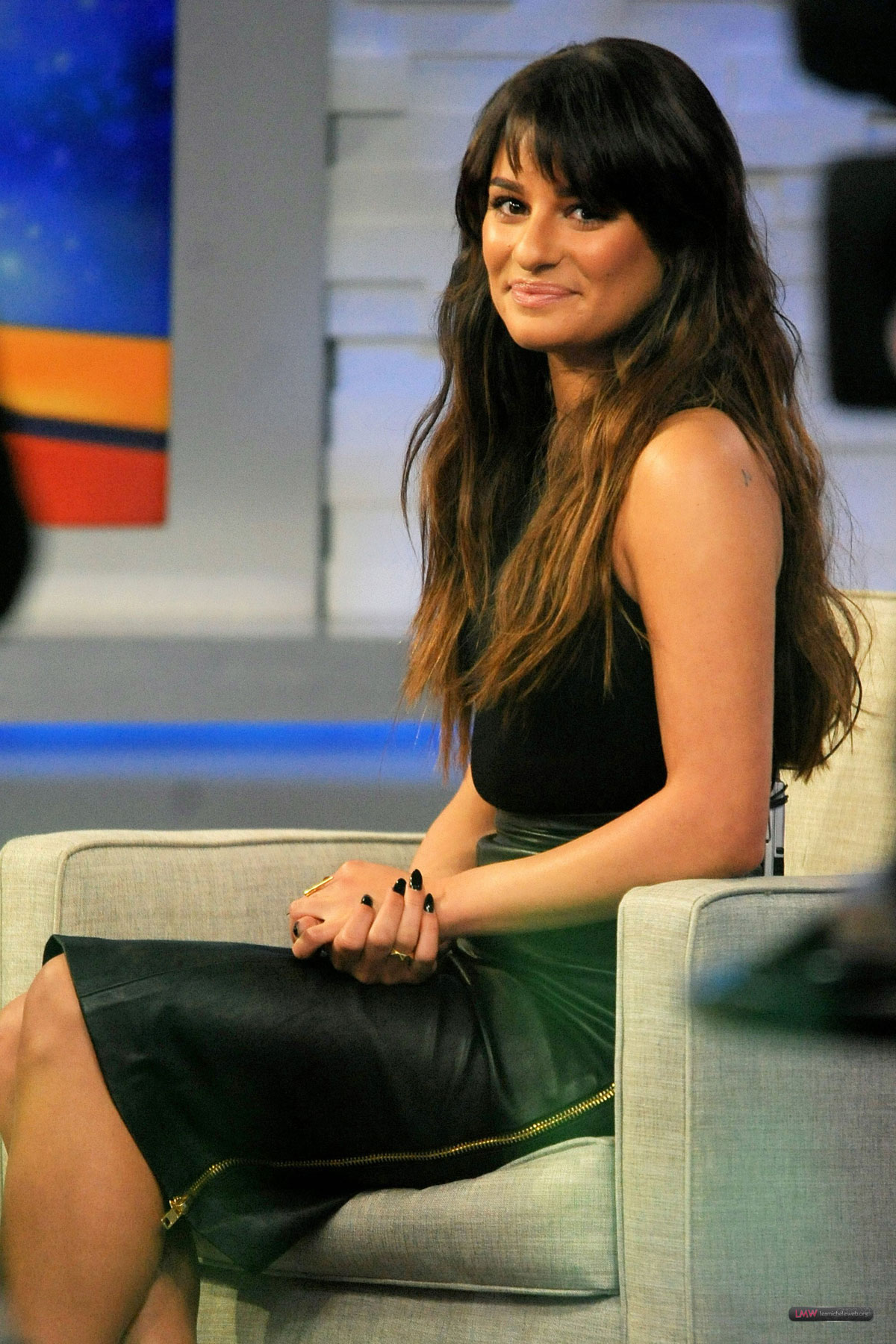 Lea Michele at Good Morning America